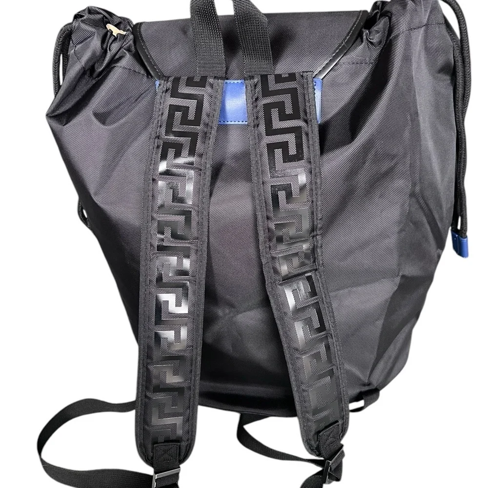 Versace Black and Blue Men's Backpack/Rucksack, new without tags